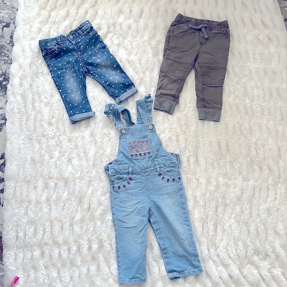 Baby Girl Jean Set size 18 months.